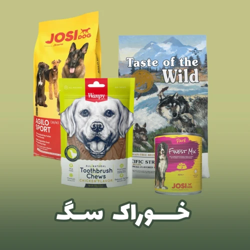 غذای خشک و کنسروی سگ از برندهای معتبر با کیفیت تضمین‌شده