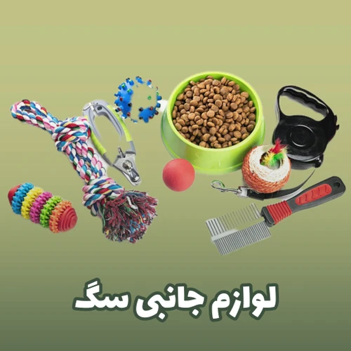 محصولات بهداشتی و مراقبتی سگ شامل شامپو، برس و ضد انگل