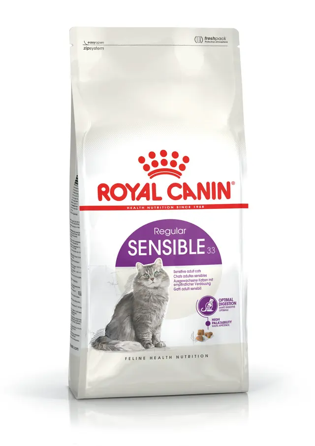 غذای خشک گربه رویال کنین سنسیبل Royal Canin Sensible وزن ۲ کیلوگرم