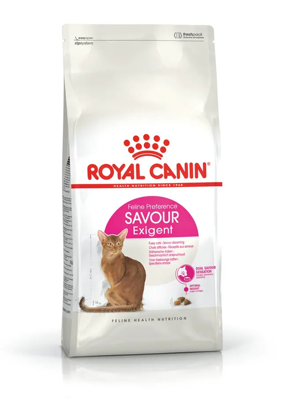 غذای خشک گربه رویال کنین ساور اگزیجنت Royal Canin Savour Exigent وزن ۲ کیلوگرم