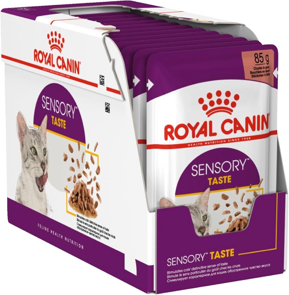 پوچ گربه رویال کنین سنسوری تیست Royal Canin Sensory Taste wet cat food وزن 85 گرم