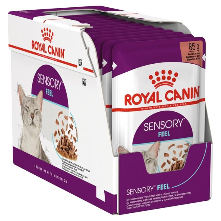 پوچ گربه رویال کنین سنسوری فیل Royal Canin Sensory Feel wet cat food وزن 85 گرم