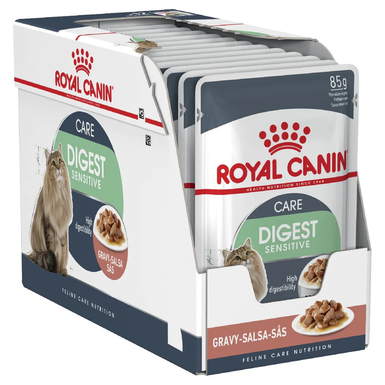 پوچ گربه رویال کنین دایجستیو Royal Canin Digestive wet cat food وزن 85 گرم