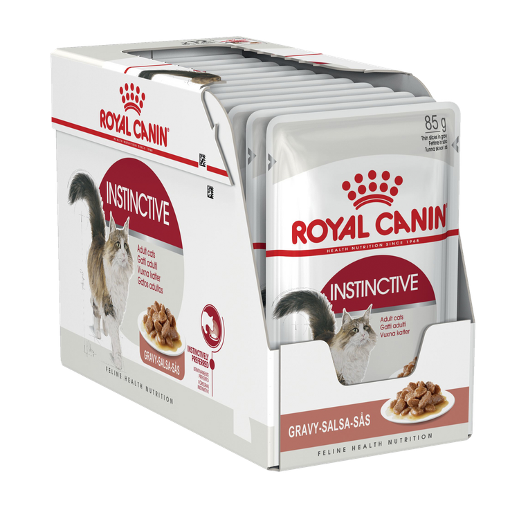 پوچ گربه رویال کنین اینستینکتیو در سس Royal Canin Instinctive wet cat food Gravy وزن 85 گرم