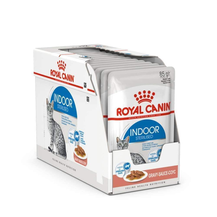 پوچ گربه رویال کنین ایندور Royal Canin Indoor wet cat food وزن 85 گرم