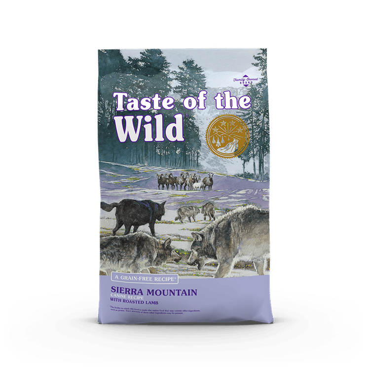 غذای خشک سگ تیست آف د وایلد سیرا مانتین طعم گوشت بره کبابی Taste of the Wild Sierra Mountain وزن 2 کیلوگرم