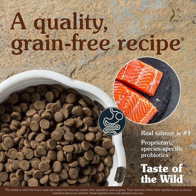 غذای خشک سگ تیست آف د وایلد پسفیک استریم طعم سالمون دودی Taste of the Wild Pacific Stream وزن 2 کیلوگرم