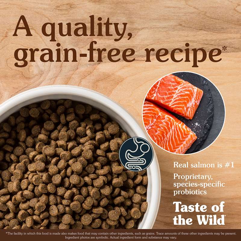 غذای خشک توله سگ تیست آف د وایلد پسفیک استریم طعم سالمون دودی Taste of the Wild Pacific Stream Puppy وزن 2 کیلوگرم