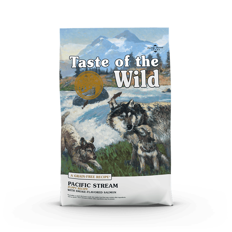 غذای خشک توله سگ تیست آف د وایلد پسفیک استریم طعم سالمون دودی Taste of the Wild Pacific Stream Puppy وزن 2 کیلوگرم