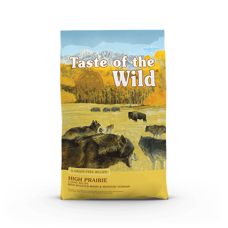 غذای خشک سگ تیست آف د وایلد های پریری طعم گاومیش و گوزن کبابی Taste of the Wild High Prairie وزن 2 کیلوگرم
