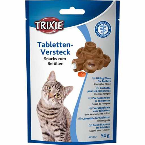 تشویقی گربه تریکسی جای قرص مخفیشونده Trixie Tabletten Versteck وزن 50 گرم