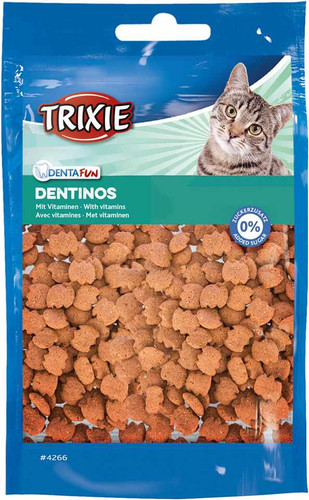 تشویقی گربه تریکسی دنتینو (مراقبت دندان) Trixie Dentinos وزن 50 گرم
