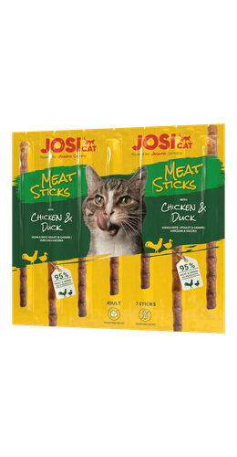 تشویقی مدادی گربه جوسی طعم مرغ و اردک Josera Cat Stick Treat Chicken & Duck Flavor ساشه 7 عددی