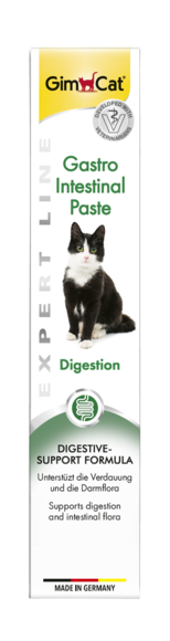 خمیر مکمل گوارش گربه جیم کت دایجستیو گسترو GimCat Digestive Gastro Paste وزن ۵۰ گرم