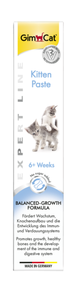 خمیر مکمل بچه گربه جیم کت کیتن GimCat Kitten Paste وزن ۵۰ گرم
