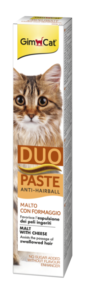 خمیر مالت آنتی هیربال گربه جیم کت طعم پنیر GimCat Anti Hairball Paste وزن ۵۰ گرم