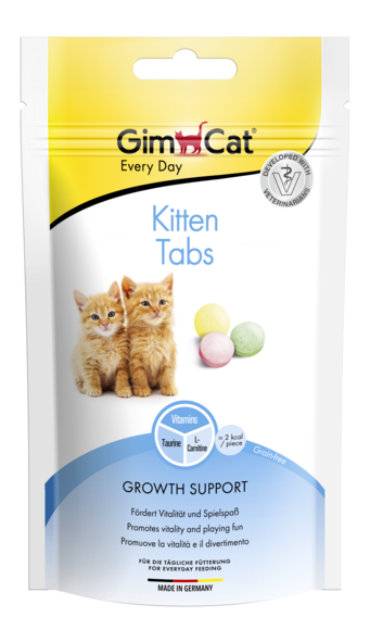 قرص مکمل بچه گربه جیم کت کیتن GimCat Kitten Tablets وزن 40 گرم