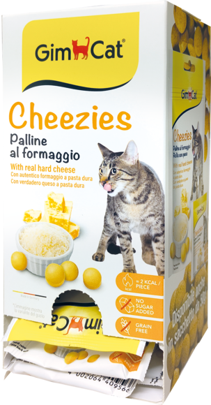 قرص مکمل گربه جیم کت پنیر Gimcat Cheese Flavor Tablets وزن ۱۵ گرم