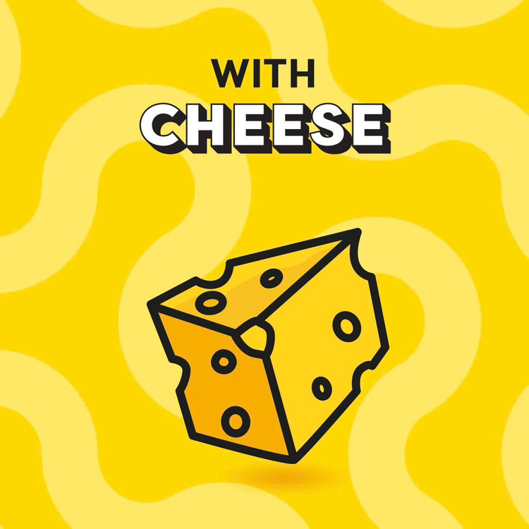 تشویقی گربه دریمیز طعم پنیر Dreamies Cat Treats Cheese Flavor وزن ۶۰ گرم