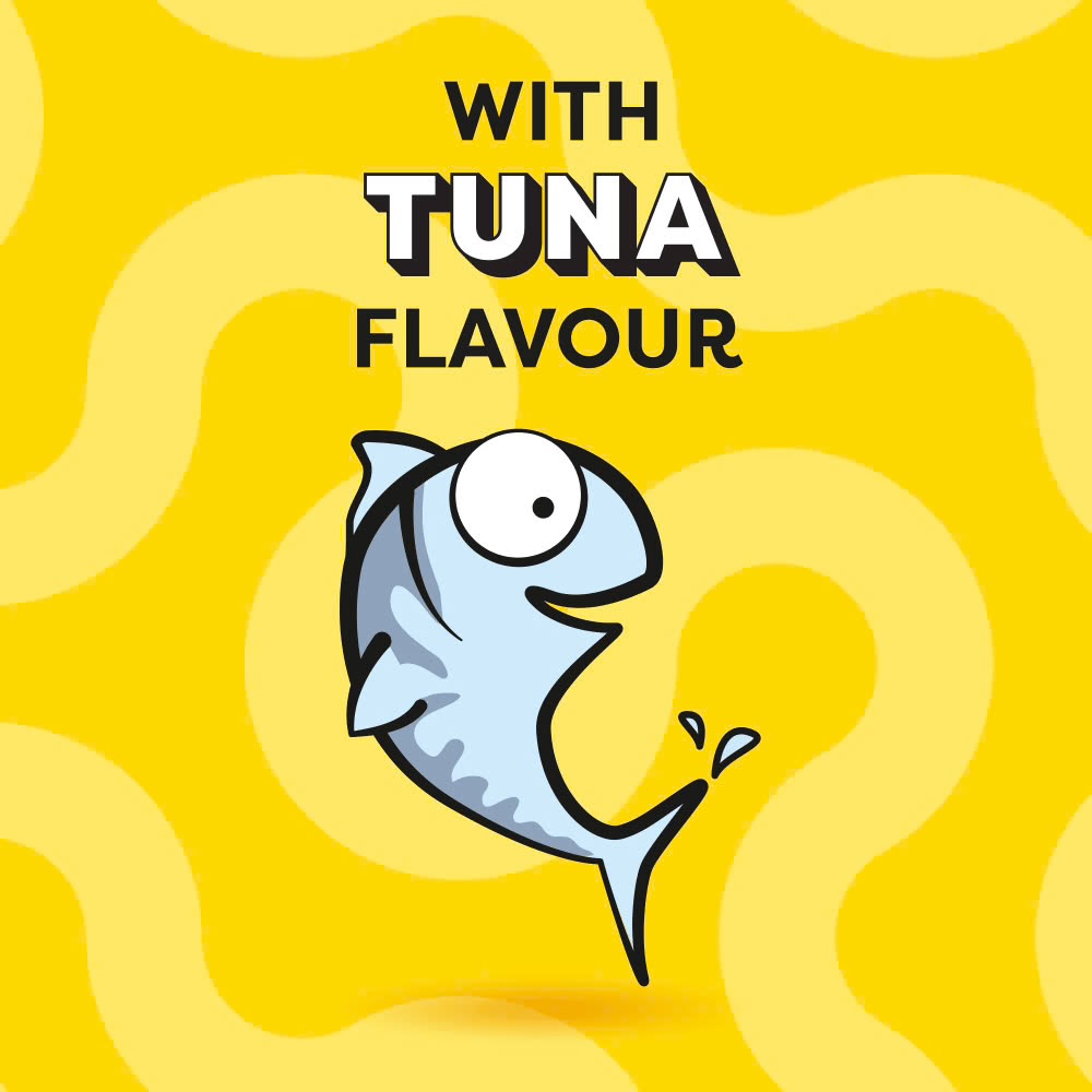 تشویقی گربه دریمیز طعم ماهی تن Dreamies Cat Treats Tuna Flavor وزن ۶۰ گرم