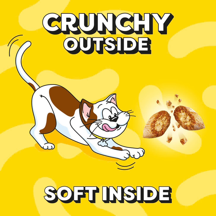 تشویقی گربه دریمیز طعم مرغ Dreamies Cat Treats Chicken Flavor وزن ۶۰ گرم