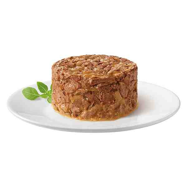 کنسرو کیک گربه گورمت گلد طعم گوشت گاو Gourmet Gold Cat Raffiniertes Ragout Can Beef Flavor وزن 85 گرم