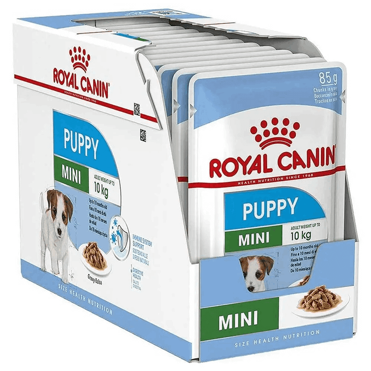 پوچ توله سگ رویال کنین مینی پاپی Royal Canin Dog Mini Puppy wet food وزن 85 گرم