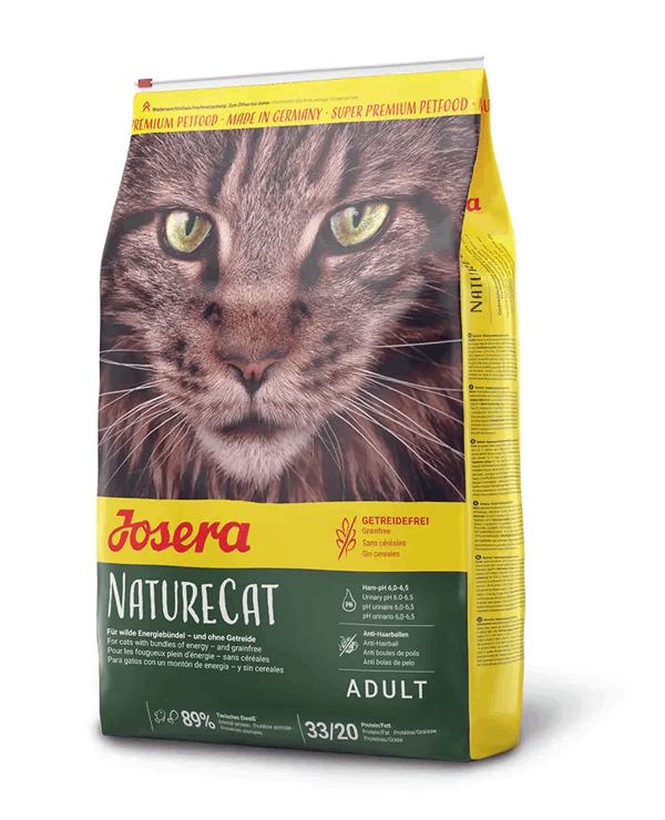 غذای خشک گربه نیچرکت جوسرا Josera Naturcat وزن 10 کیلوگرم