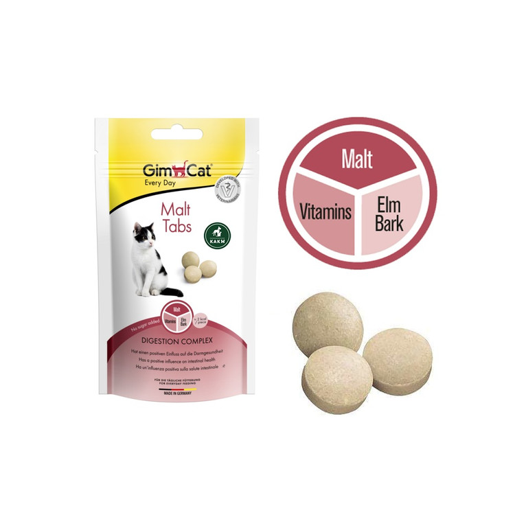قرص مالت گربه جیم کت GimCat Malt Tablets وزن 40 گرم
