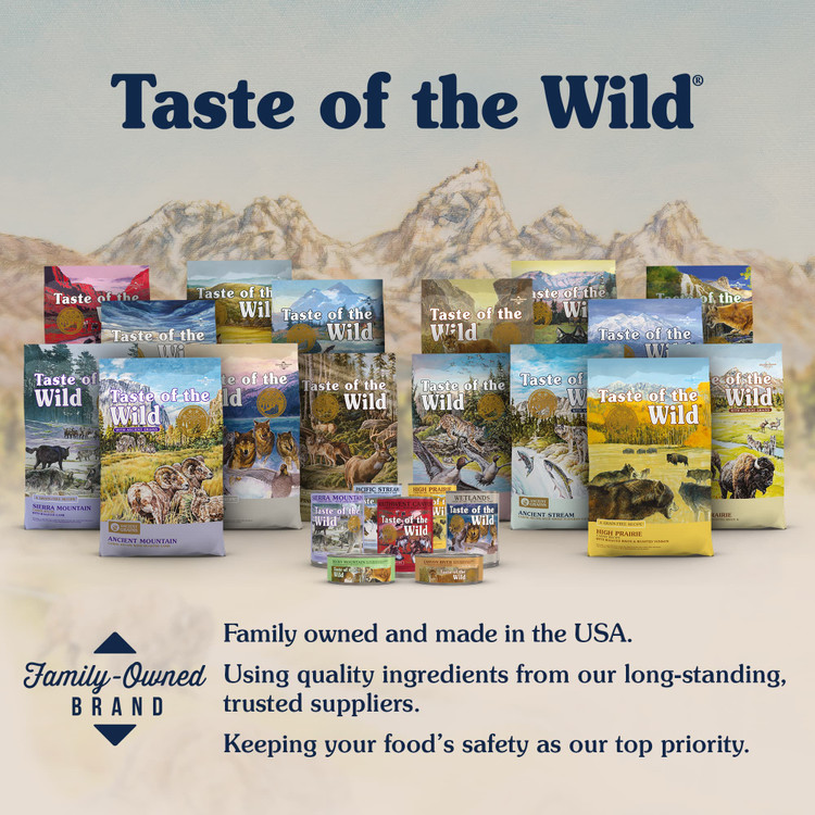 غذای خشک سگ تیست آف د وایلد وت لند طعم گوشت ماکیان کبابی Taste of the Wild Wetlands وزن 12.2 کیلوگرم
