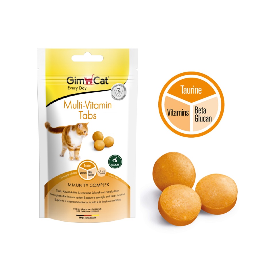 قرص و مکمل گربه جیم کت مدل مولتی پک مراقبتی GimCat multipack Heath Care وزن 40 گرم پک 4 عددی