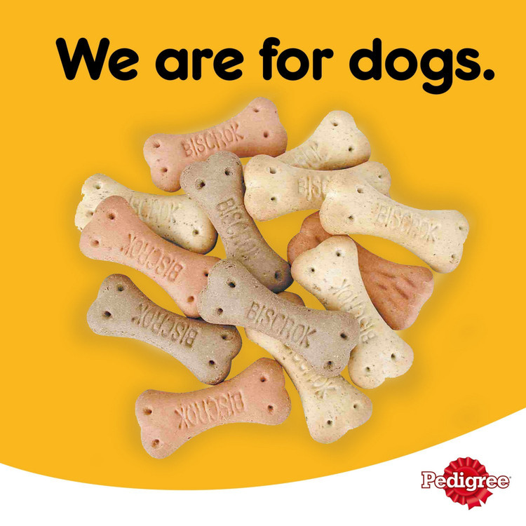 تشویقی سگ پدیگری مدل بیسکویت استخوانی بیسگوراک اورجینال Pedigree Dog Treat Biscrok Original وزن 200 گرم