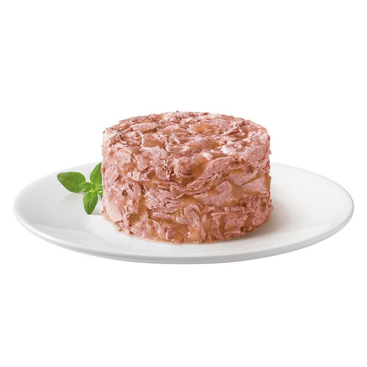 کنسرو کیک گربه گورمت گلد طعم ماهی تن Gourmet Gold Cat Raffiniertes Ragout Can Tuna Flavor وزن 85 گرم