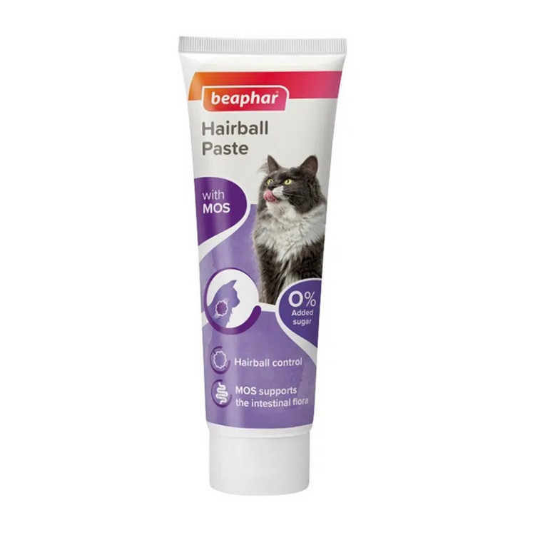خمیر مالت گربه بیفار حاوی پروبیوتیک Beaphar cat malt paste +MOS وزن 100 گرم