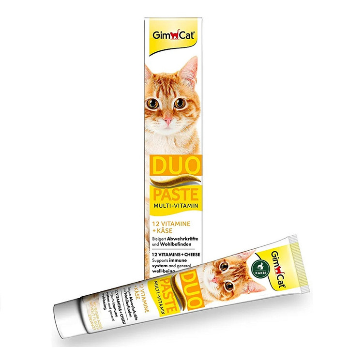 خمیر مولتی ویتامین گربه جیم کت طعم پنیر GimCat Multivitamin Paste وزن 50 گرم