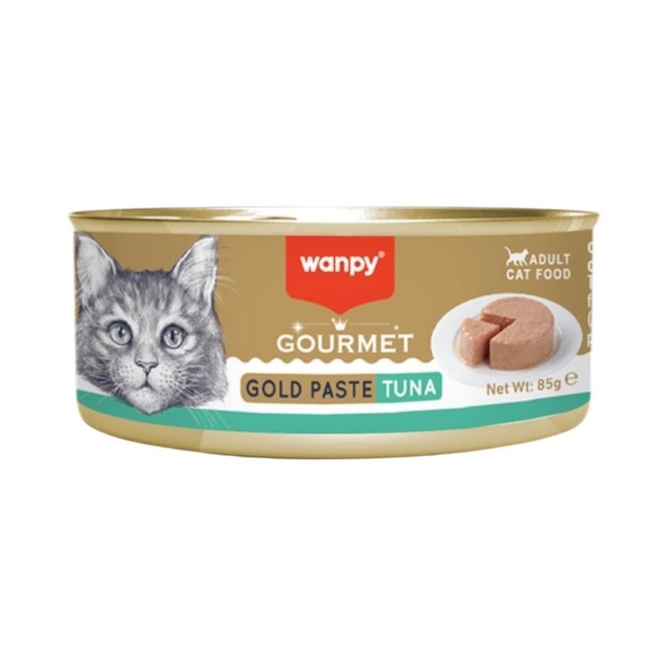کنسرو پته گربه گورمت ونپی طعم ماهی تن Gourmet Wanpy Cat Pate Tuna وزن 85 گرم