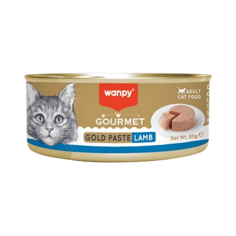کنسرو پته گربه گورمت ونپی طعم بره Gourmet Wanpy Cat Pate Lamb وزن 85 گرم